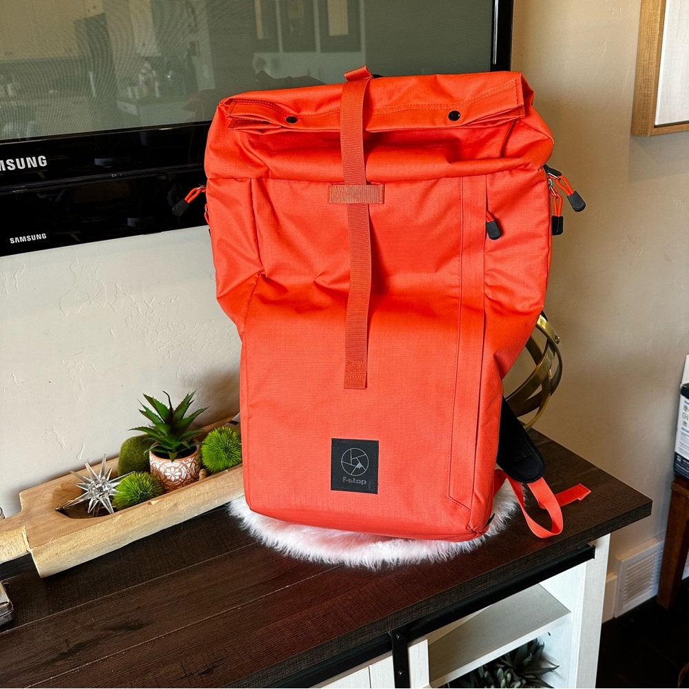 New without tags- F-Stop Camera Bag backpack Light Coral/orange Color